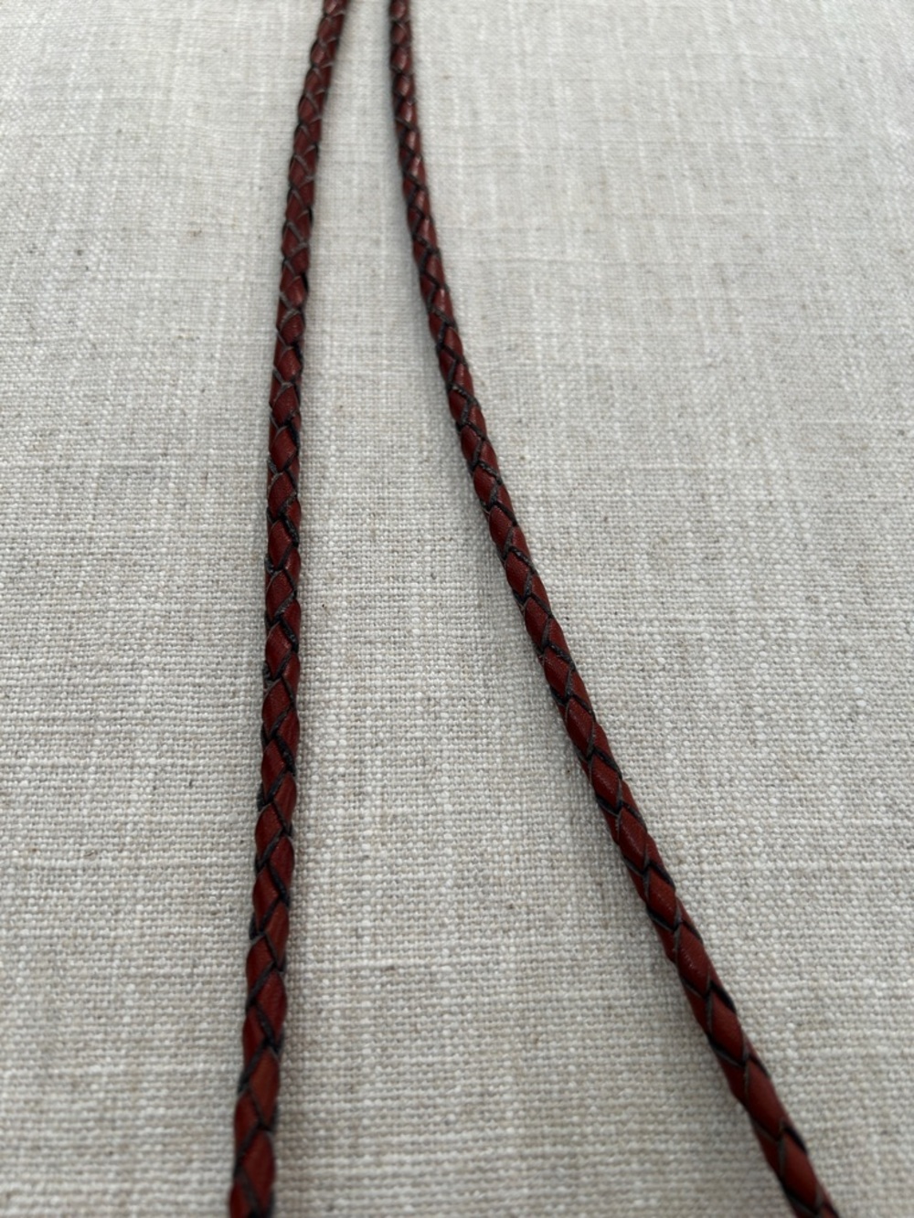 Moroccan Leather Crossbody Wallet Woven Festival Bag in Red and Brown - Picture 15 of 16